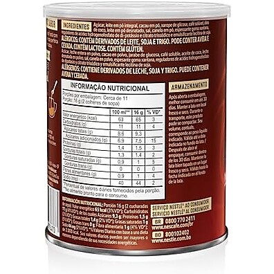 Nescafé Cappuccino Dois Frades 180g: Sabor Irresistível