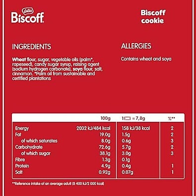 Lotus Biscoff: Biscoito Doce 250g Irresistível
