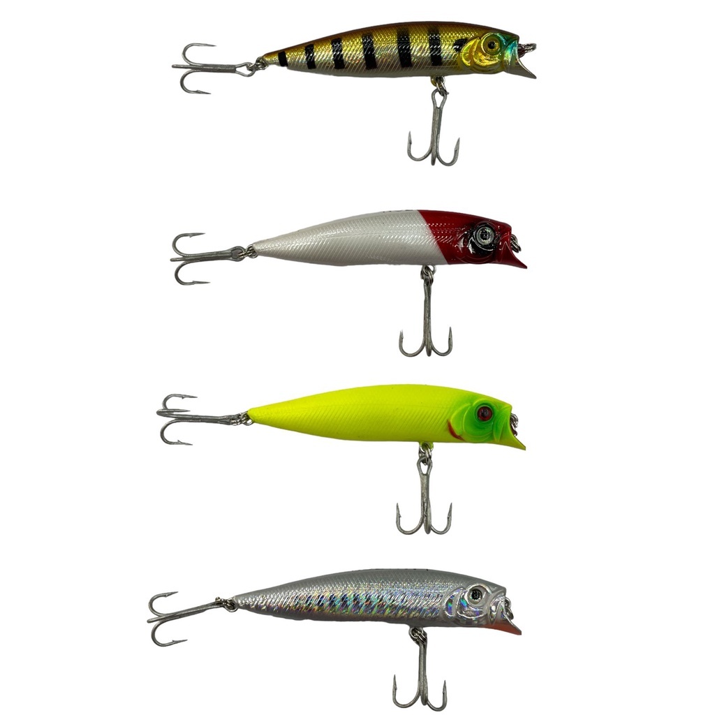 Isca Artificial Tucunare 77mm 7g – Pescaria de Alto Impacto