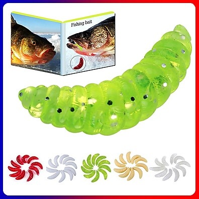 Iscas Artificiais Sougayilang: Kit 10 Soft Worms