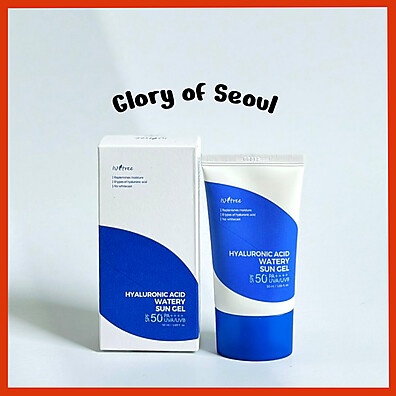 Isntree Hyaluronic Watery Sun Gel: Protetor Solar Hidratante FPS 50+