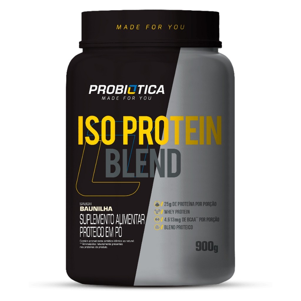 Iso Protein Blend 900g: Ganhe Massa Muscular!