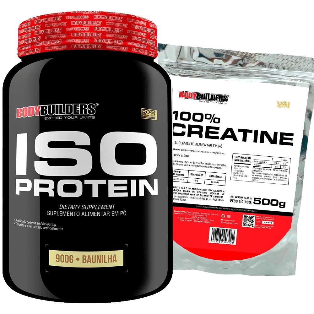 Iso Protein + Creatina: Ganhe Massa e Força!