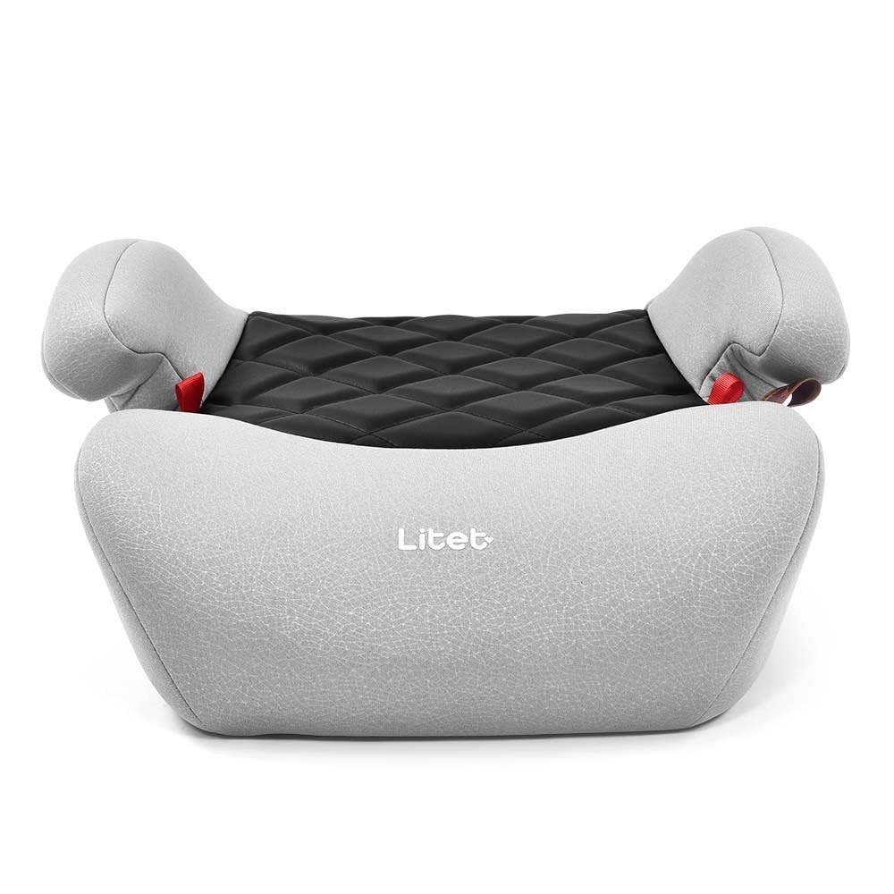 Assento de Carro Booster Litet Yukon Isofix 15-36kg Preto e Cinza: Conforto e Segurança para seu Filho