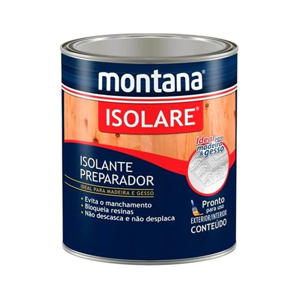 Verniz Isolante Incolor 900ml Montana - Proteção Avançada para Madeiras