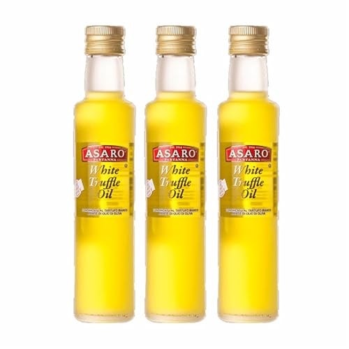 Kit 3X: Azeite Extra Virgem Italiano Trufa Branca Asaro 250ml