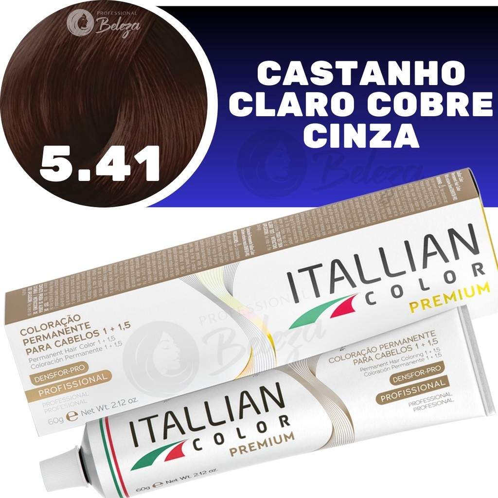 Itallian Color 5.41: Castanho Claro Cobre Cinza