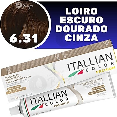Itallian Color 6.31: Louro Escuro Dourado Cinza
