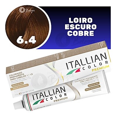 Itallian Color 6.4: Louro Escuro Cobre Radiante