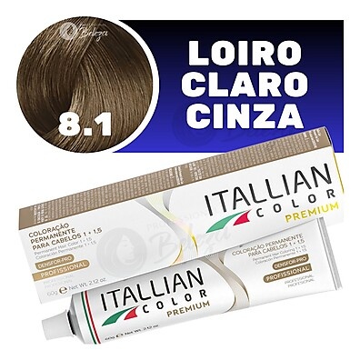 Itallian Color 8.1: Louro Claro Cinza Perfeito