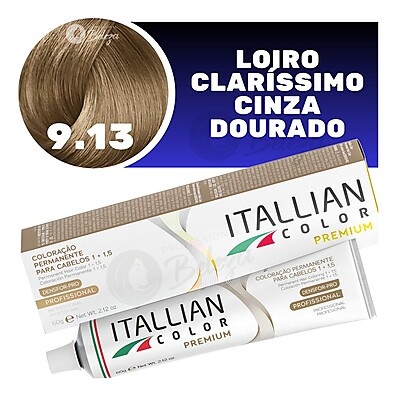 Itallian Color 9.13: Louro Claríssimo Dourado Cinza