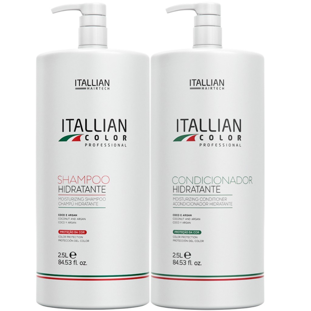 Itallian Color Hairtech: Kit Shampoo e Condicionador 2,5L
