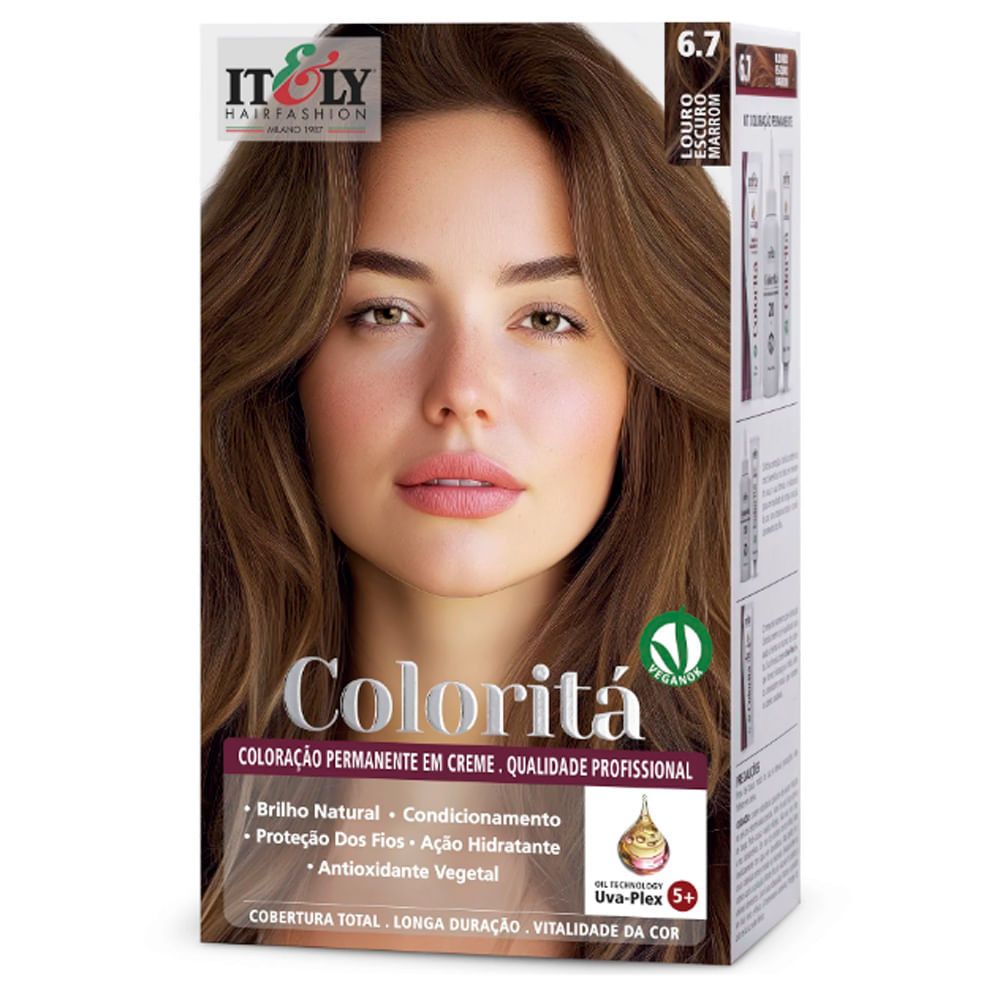 Itely Coloritá 6.7: Louro Escuro Marrom Perfeito!