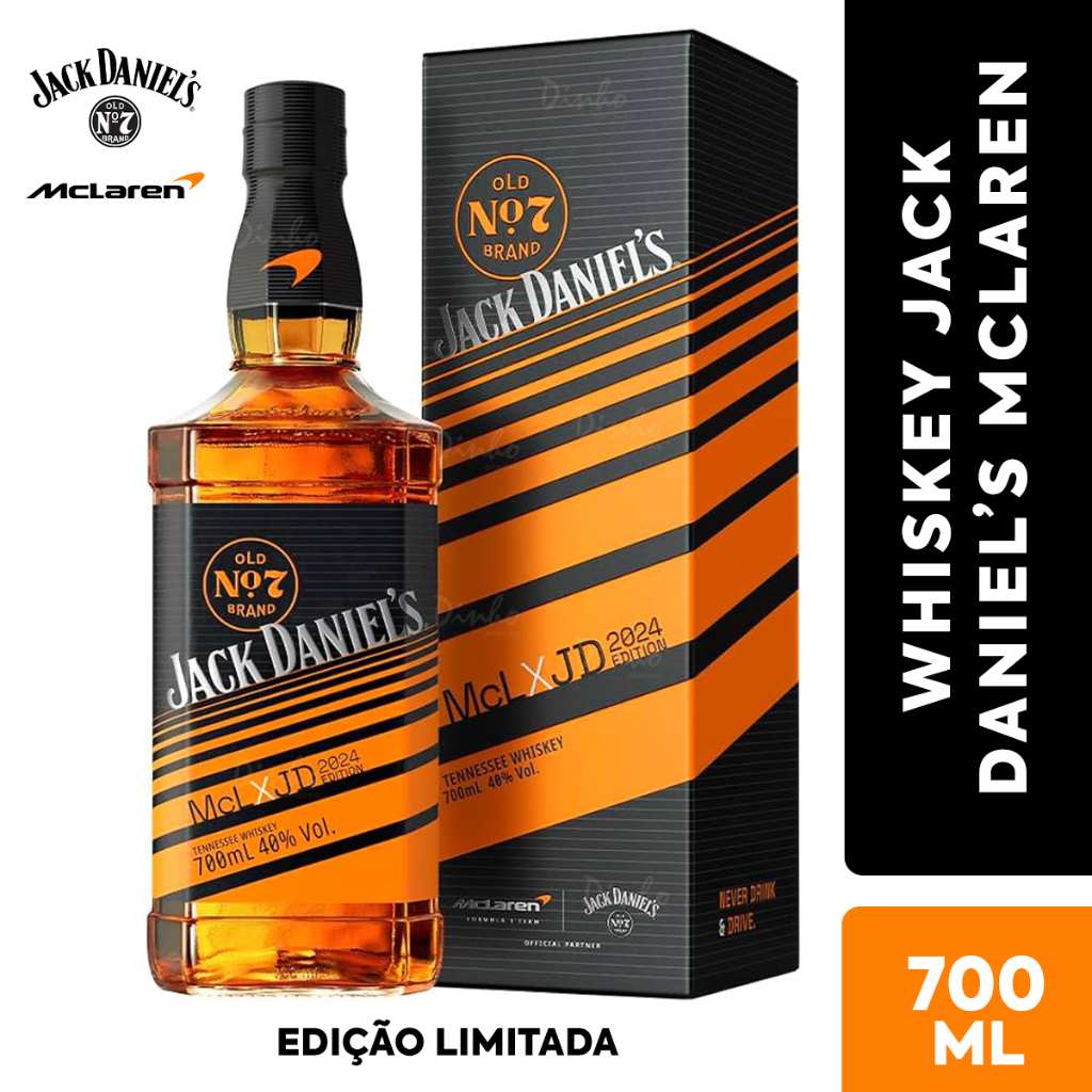 Jack Daniels McLaren 700ml: Edição F1 2024