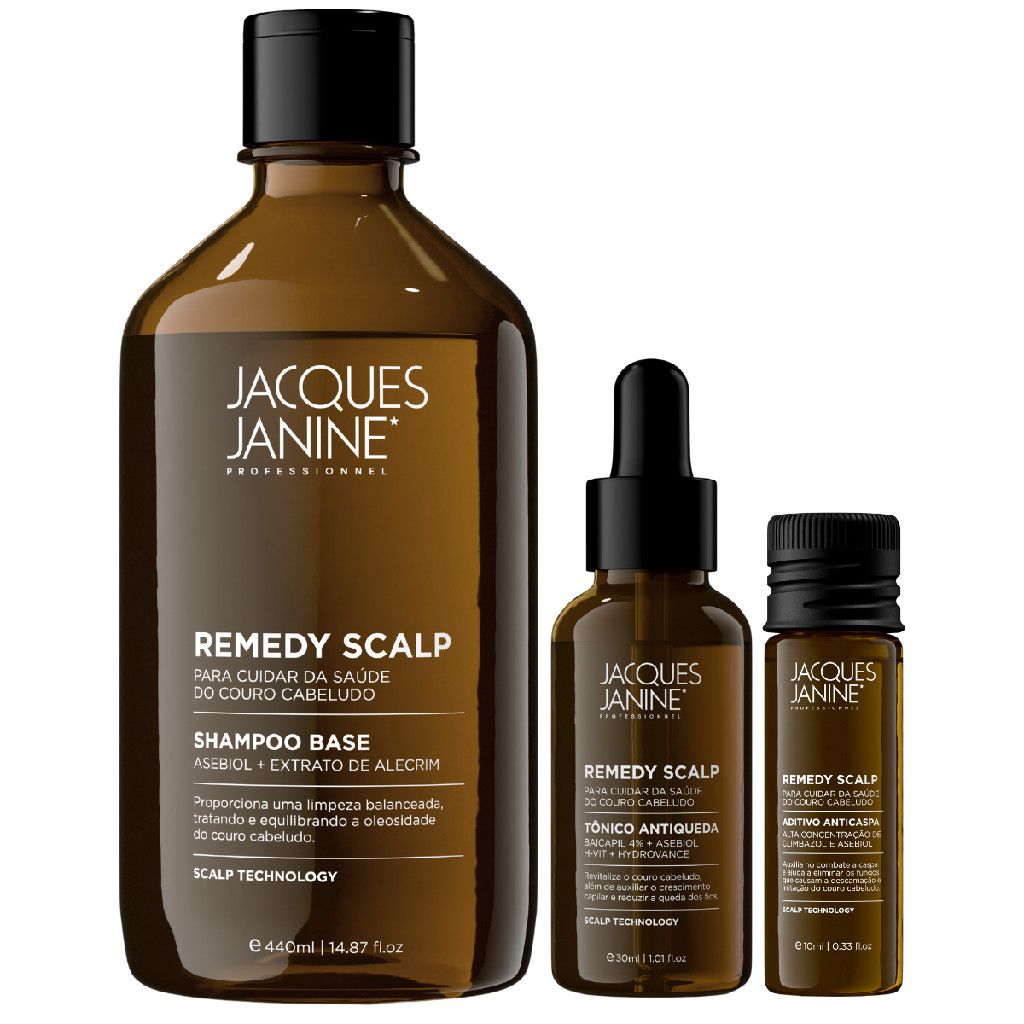 Jacques Janine Remedy Scalp: Fim da Caspa e Queda!