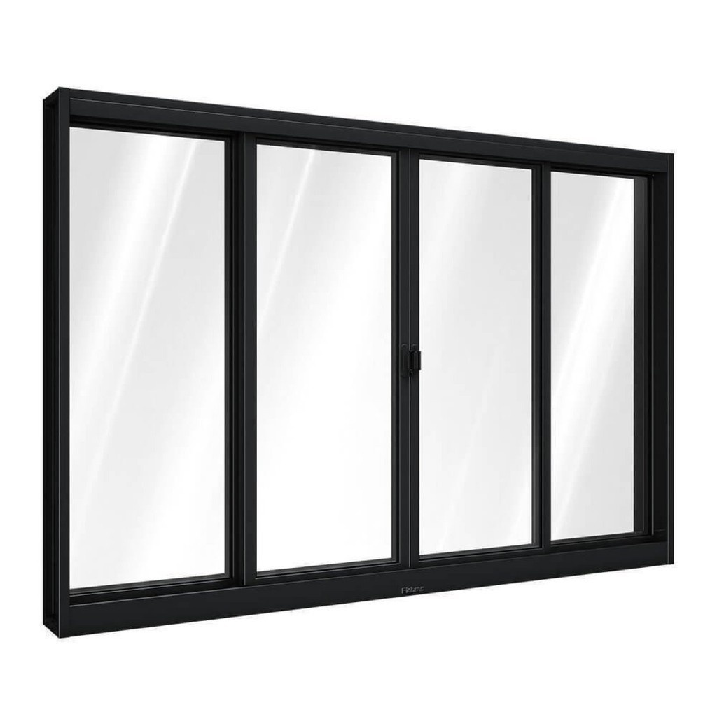 Janela de Aço Correr 4 Folhas 100x200cm Riobras