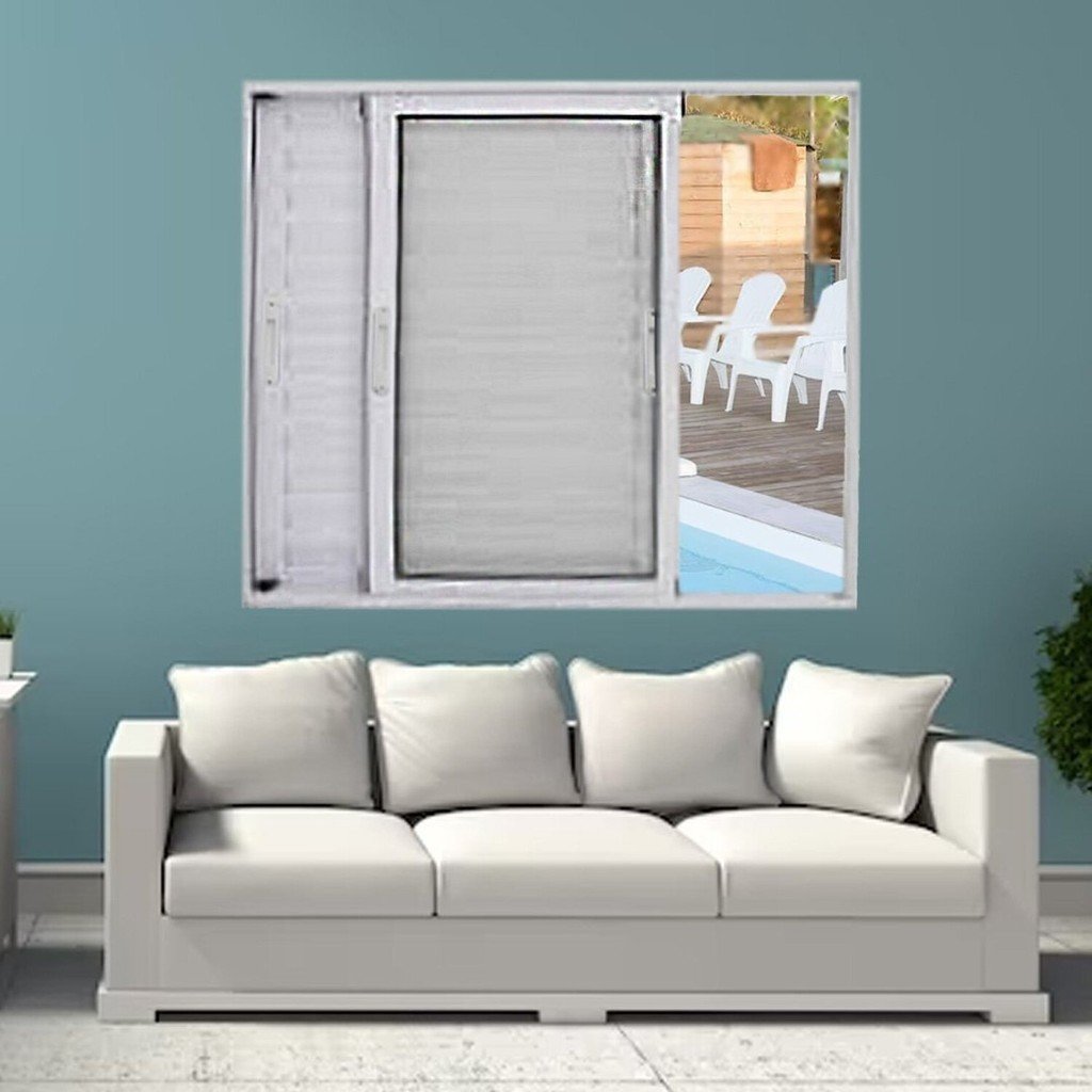 Janela Veneziana 120x120cm: Ventilação e Elegância