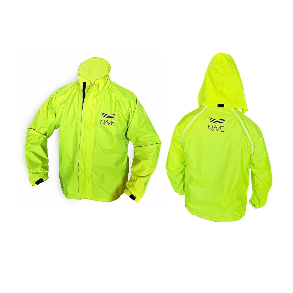 Jaqueta Avulsa Capa Chuva Motoqueiro Impermeável Nylon Nave (BR, Alfa, XG, Regular, Regular, Amarelo Flúor)