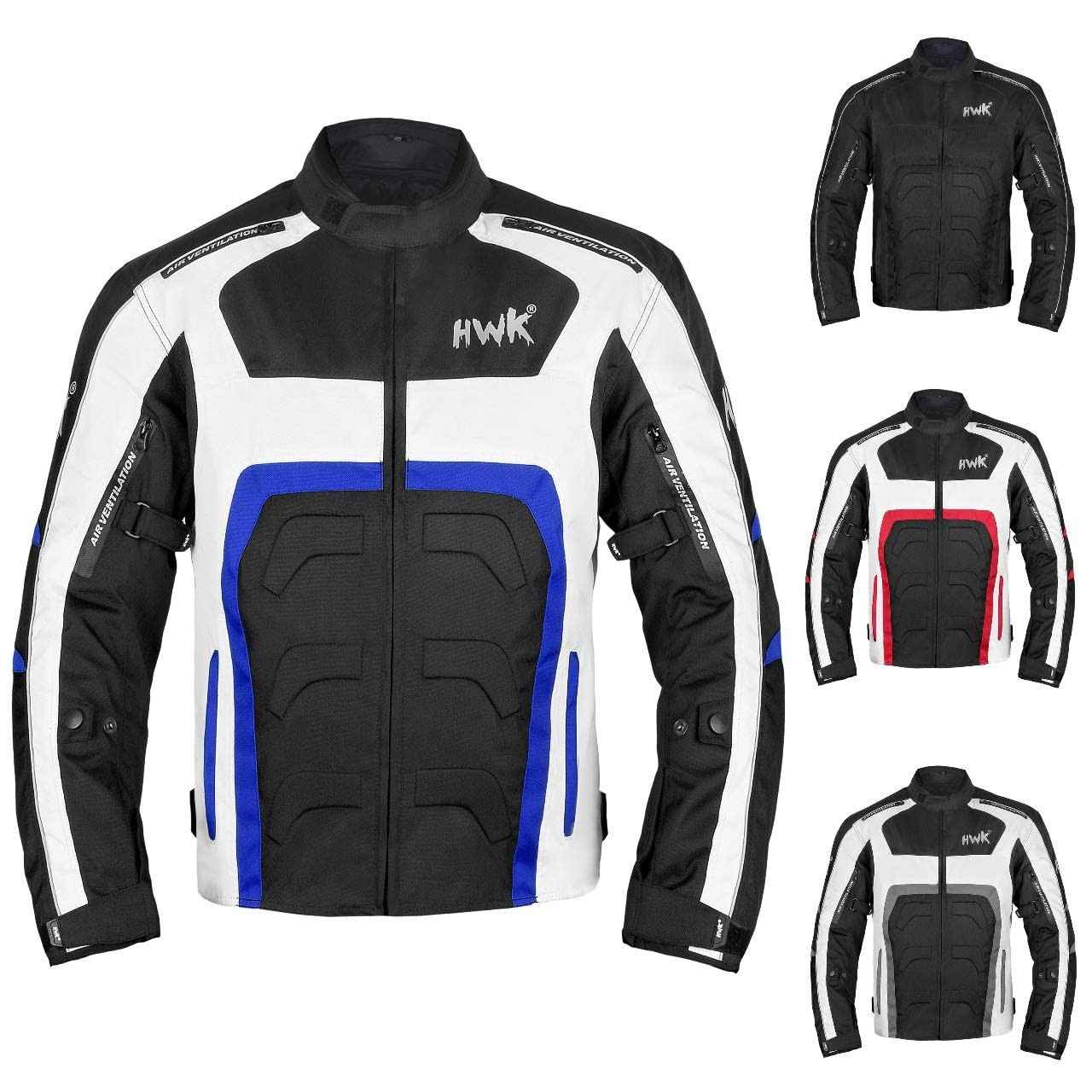 HWK Jaqueta masculina Spyder para motociclista com tecido cordura resistente ao clima para jaqueta de motocross Enduro