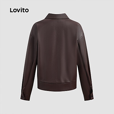 Jaqueta Corta-Vento Lovito Impermeável para Mulher