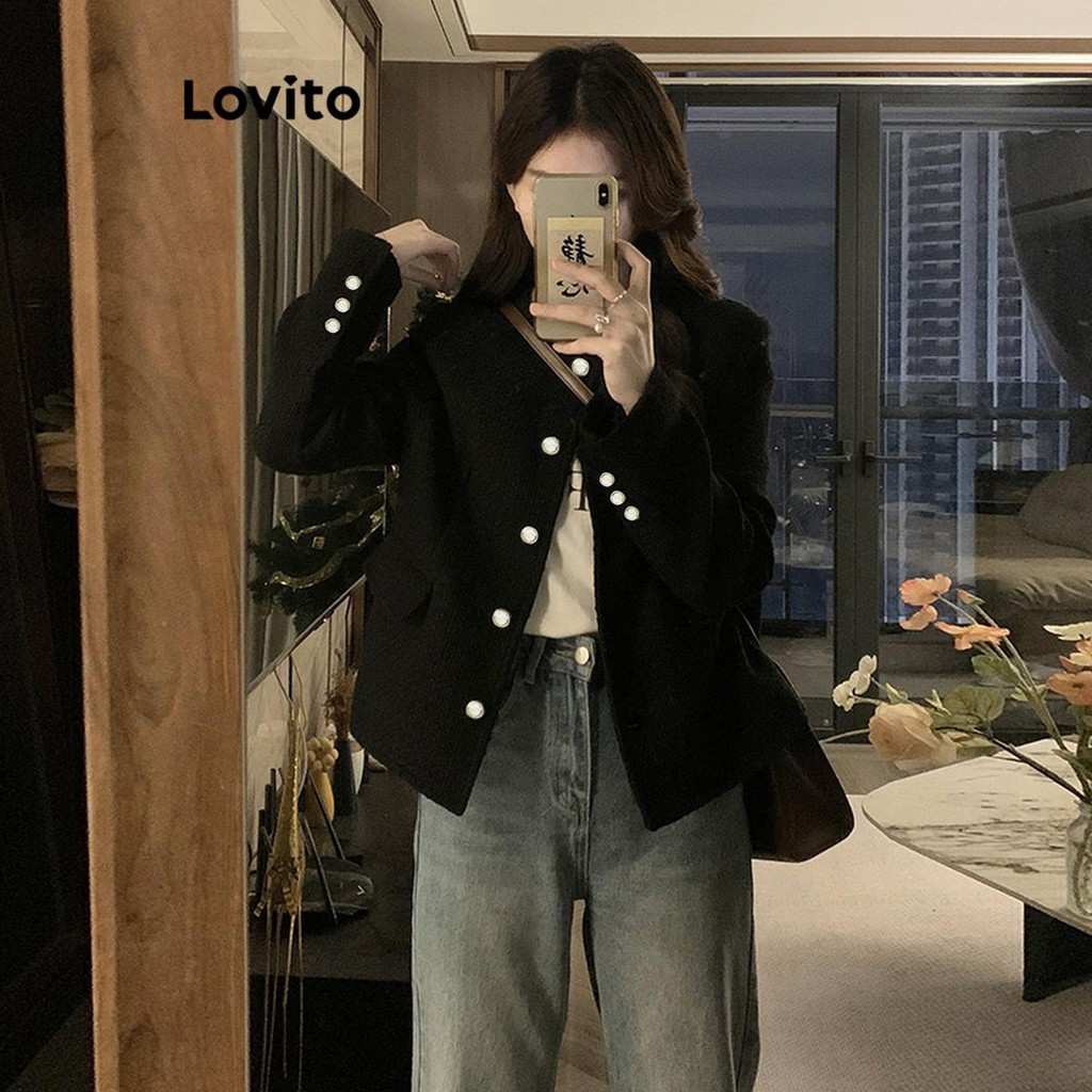 Jaqueta Feminina Lovito: Casual e Confortável