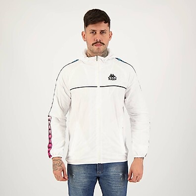Jaqueta Kappa Windy Low Branca: Estilo e Proteção