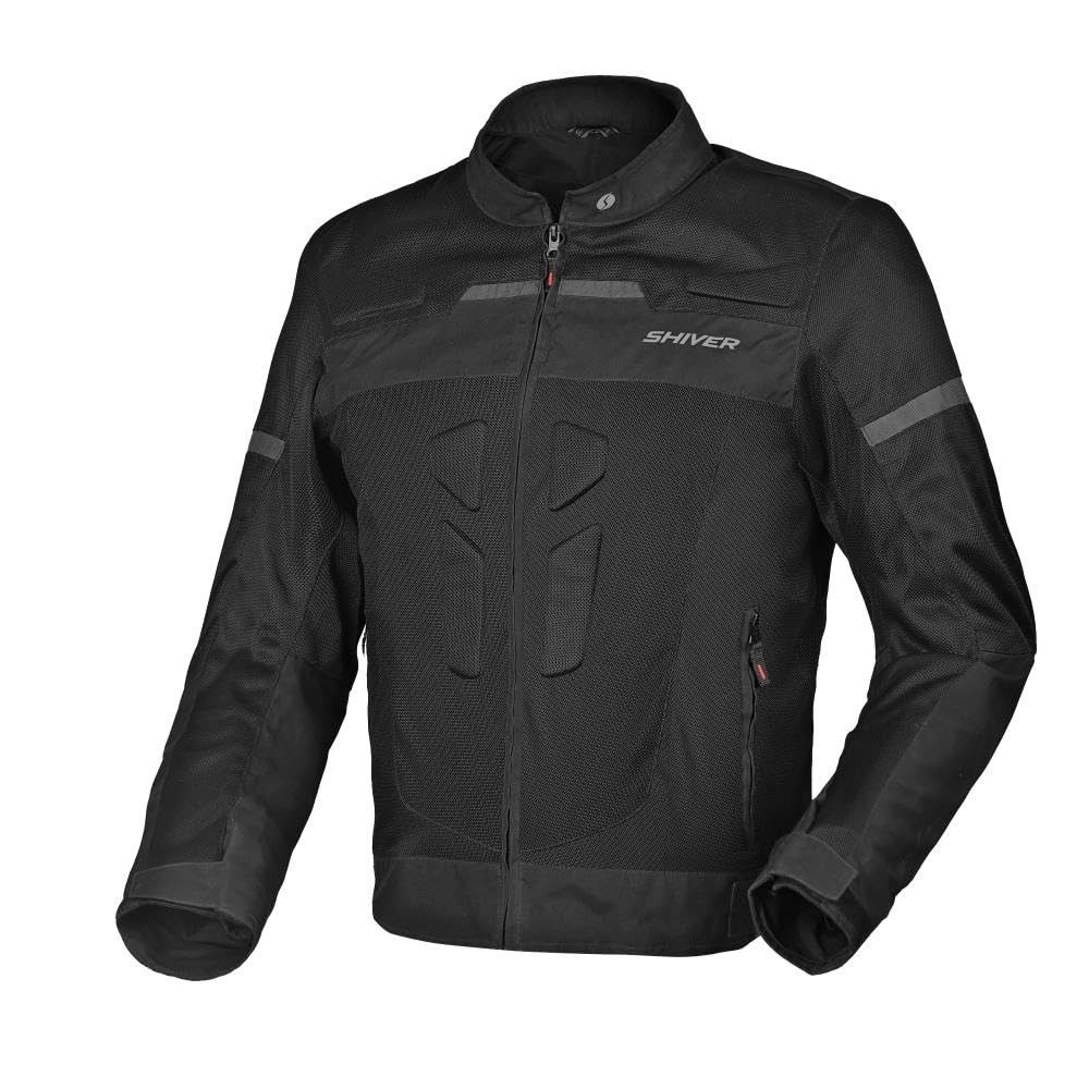 Jaqueta Moto leve Ventilada Motoqueiro motociclista Shiver Com Proteção modelo VENT (as2, alpha, m, regular, regular)
