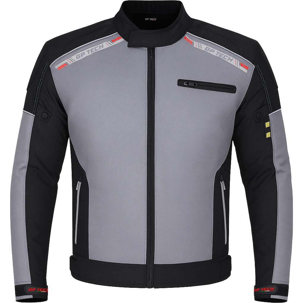 Jaqueta Motociclista GP Tech Summer 3: Proteção e Ventilação