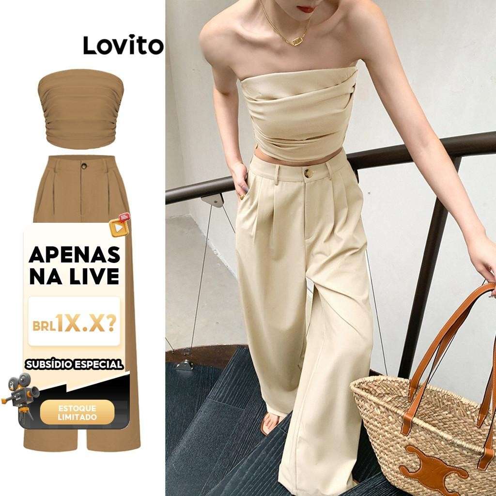 Jaqueta ou Calça Franzida Lovito: Estilo e Conforto!
