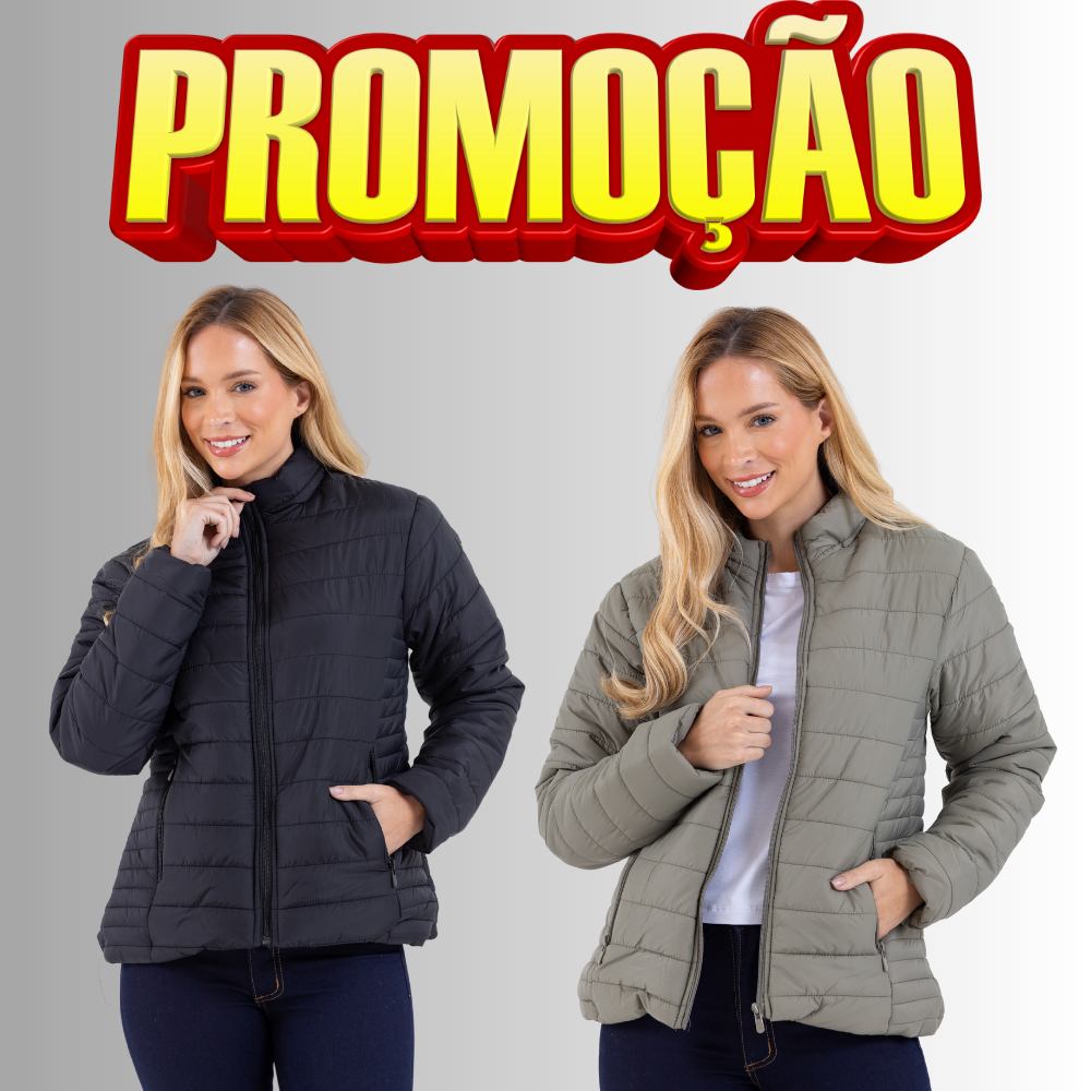 Jaqueta Puffer Plus Size Peluciada: Conforto e Estilo!