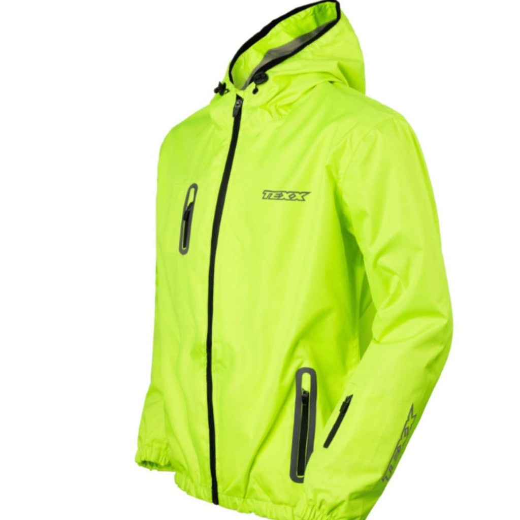 Jaqueta Texx Corta Neon V2: Impermeável e Ventilhada