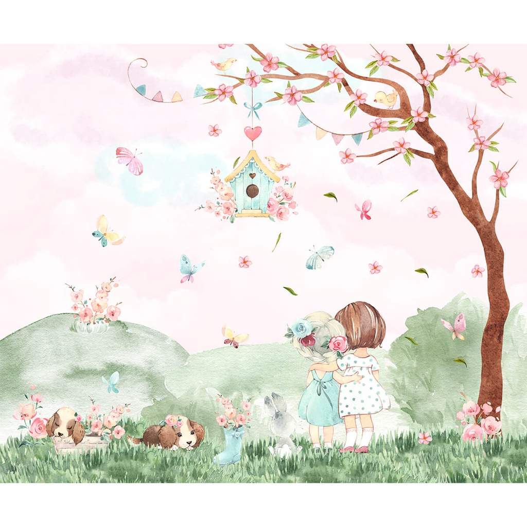 Jardim Encantado: Papel de Parede para Meninas