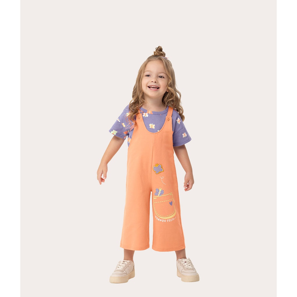 Jardineira Infantil Malwee: Conforto e Estilo!