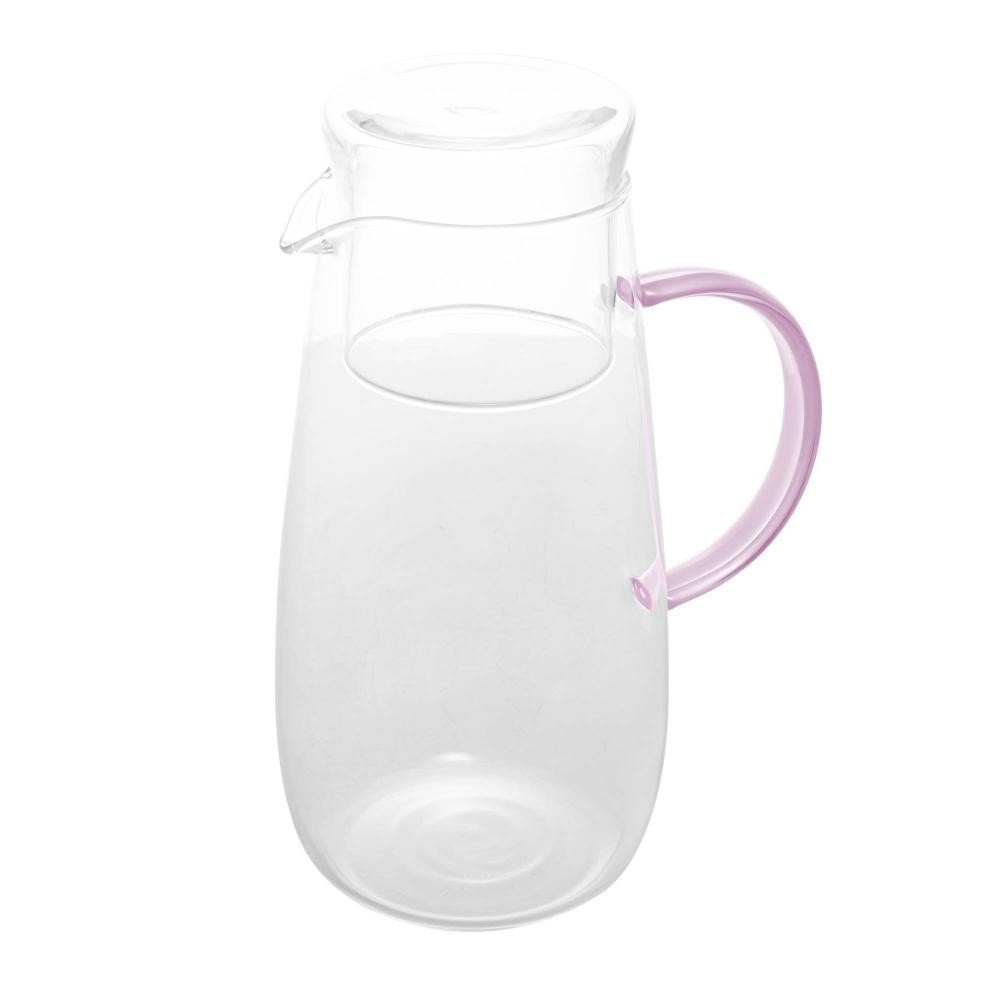 Jarra de Vidro Rosa Wolff Fun: Beleza e Praticidade