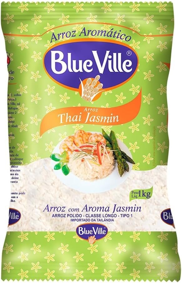 Arroz Thai Jasmin Aromático Blue Ville 1kg