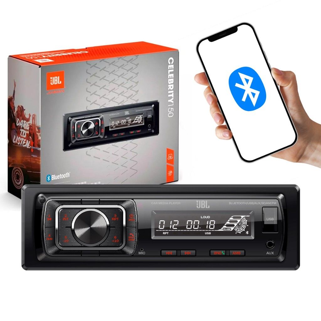 JBL Celebrity 150: Rádio Automotivo Completo