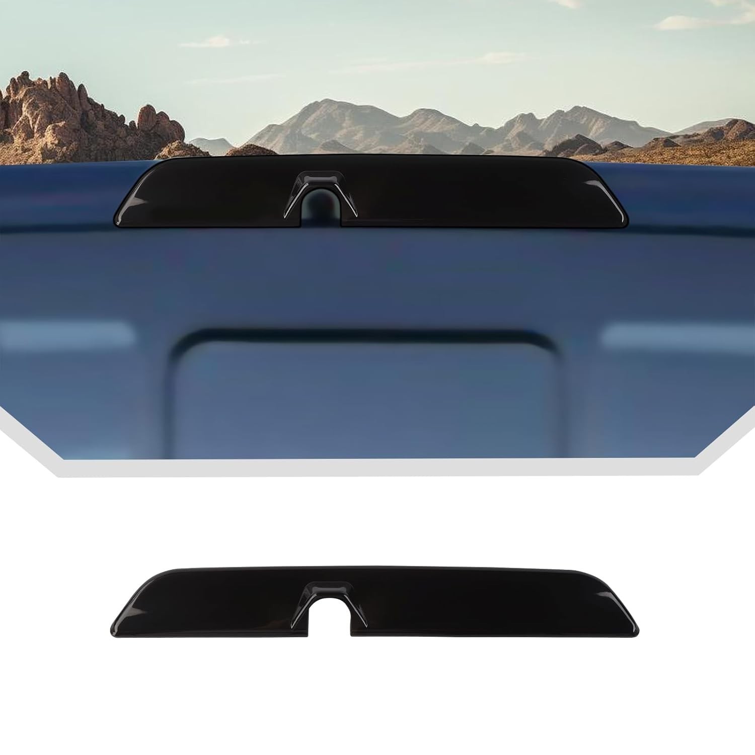 Protetor de Terceira Luz de Freio Fumê JeCar para Ford F150 Raptor 2021+ | Estilo e Proteção Premium