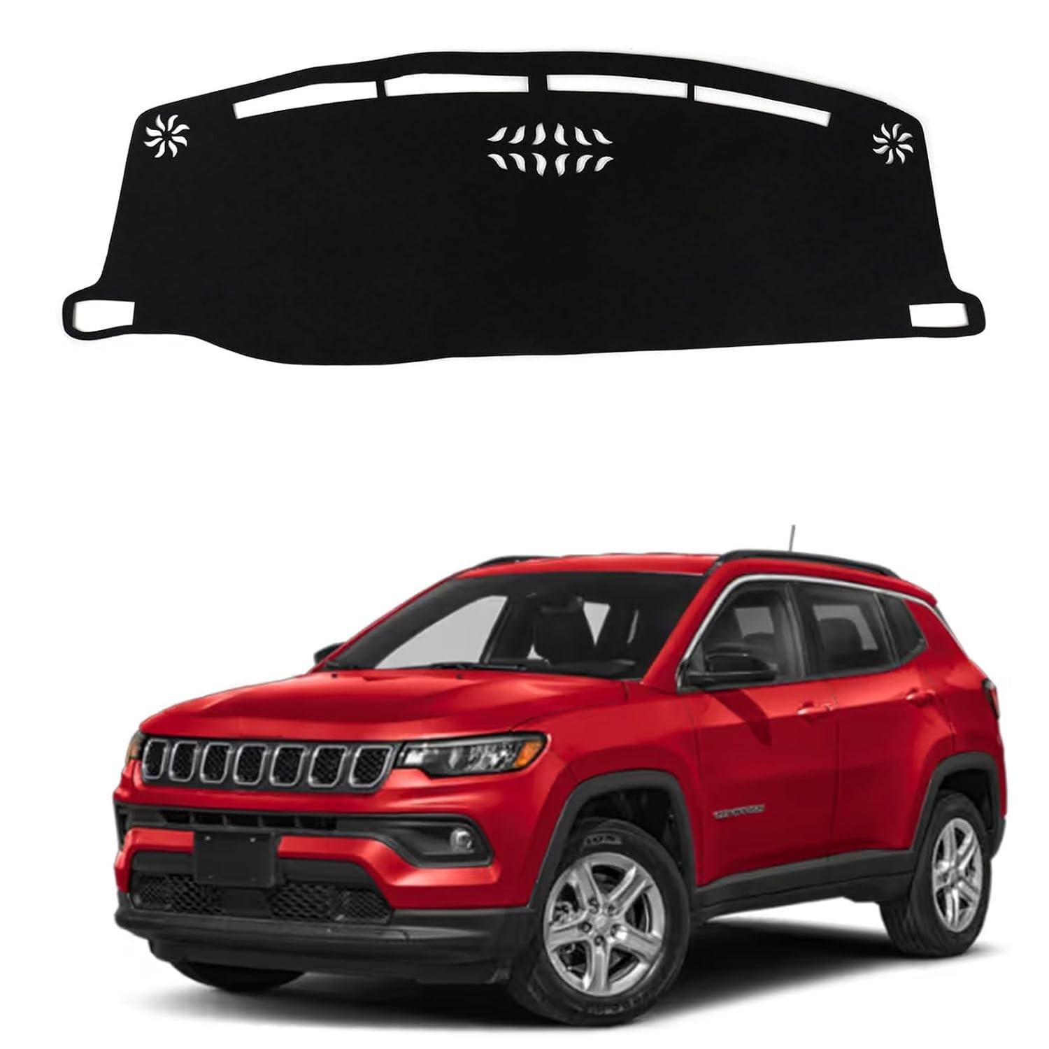 Capa Anti-Risco para Painel Jeep Compass 2022-2025: Proteção Solar e Antiderrapante