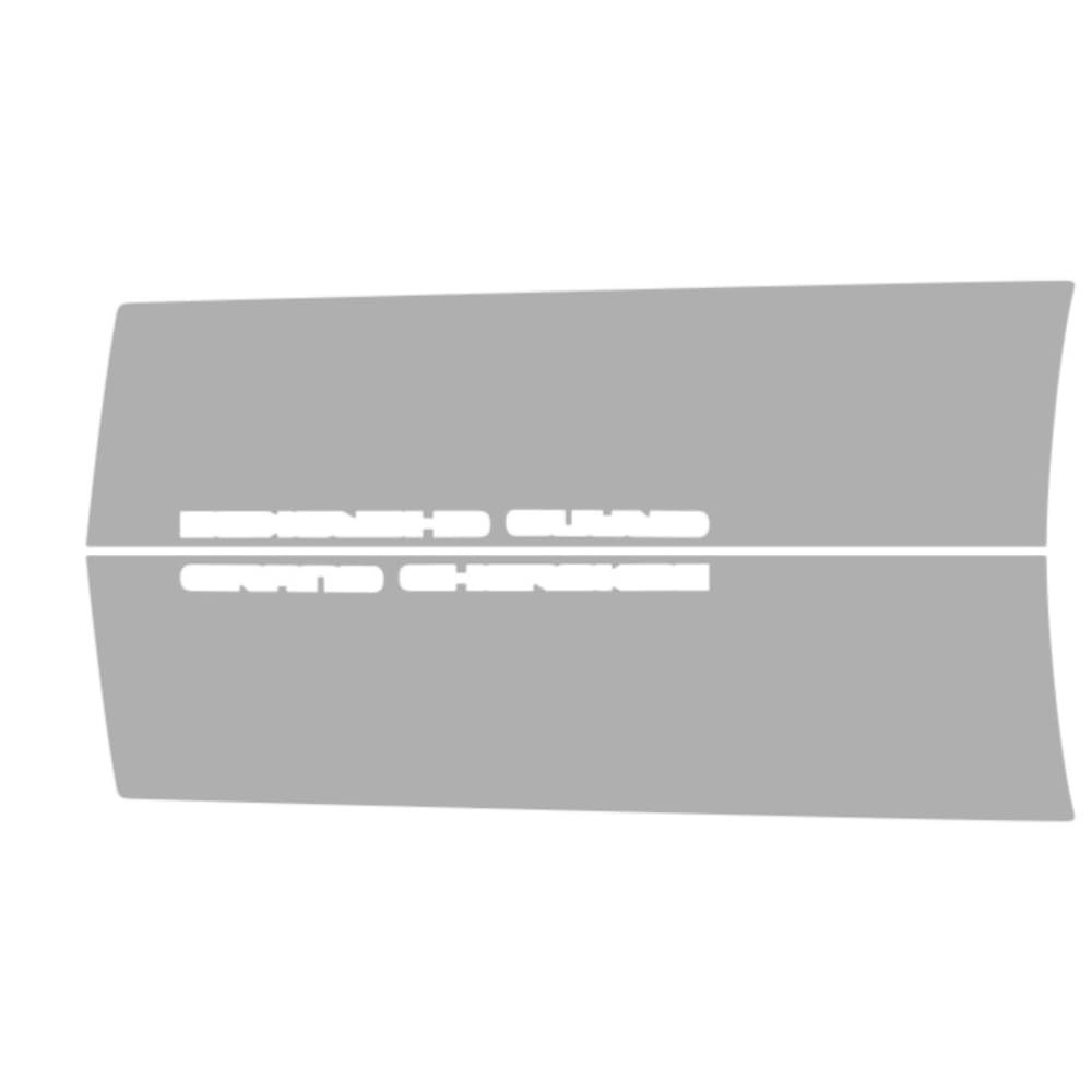 Vicrez PPF Proteção de Pintura Pré-Cortada para Portas Jeep Grand Cherokee 2017-2022