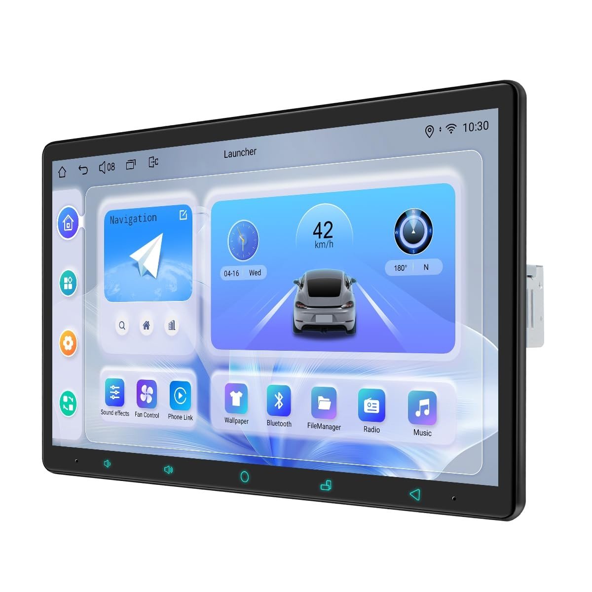 Central Multimídia Joying 29.5cm para Jeep Wrangler JK e Dodge Ram com Carplay