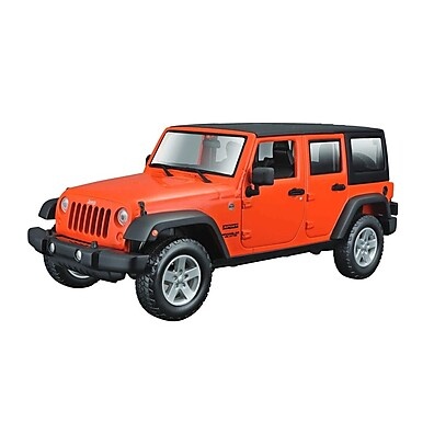 Jeep Wrangler Laranja Maisto 1:24 – Colecione!