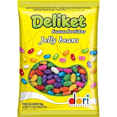 Jelly Beans Deliket: 700g de Sabor Frutado!