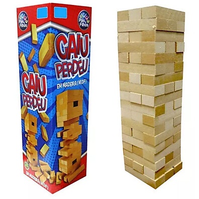 Jenga Caiu Perdeu: Desafie a Sorte e a Habilidade!
