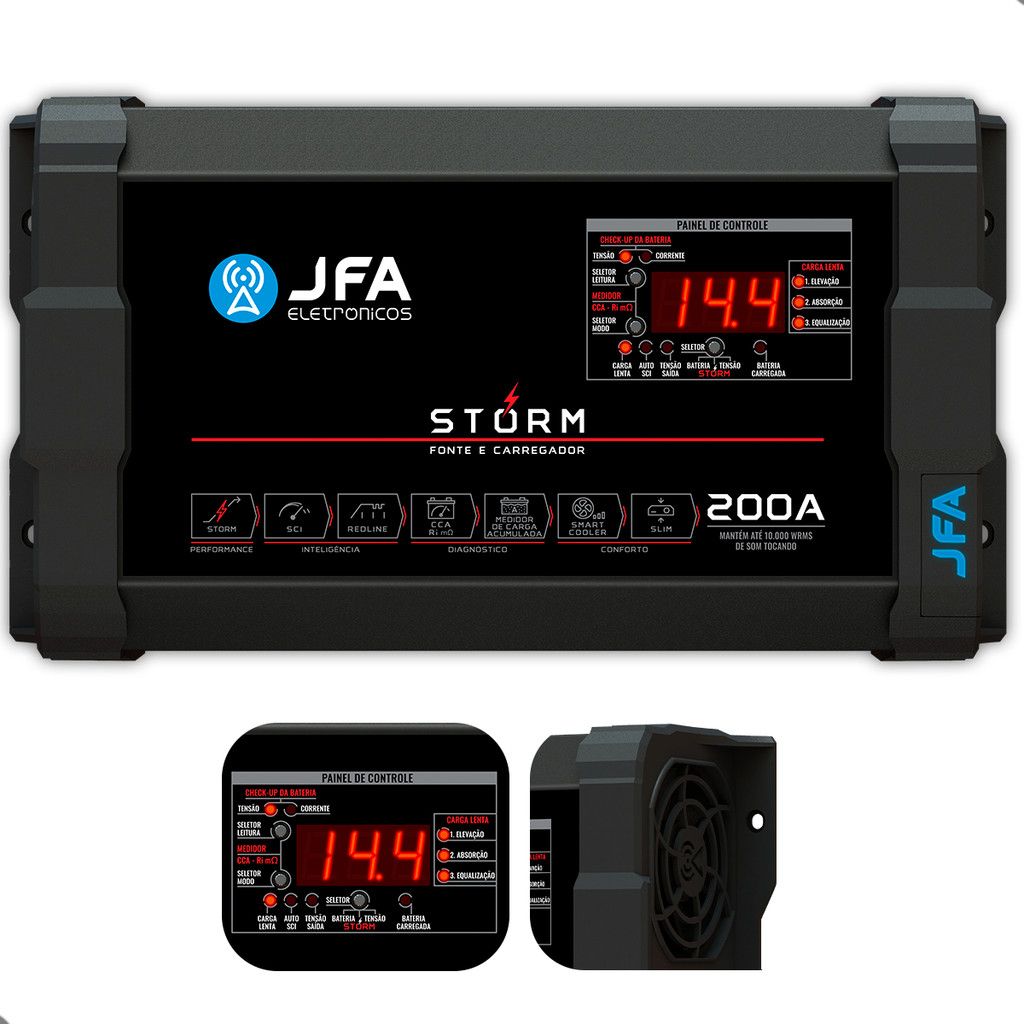 JFA Storm 200A: A Fonte de Potência para seu Som!