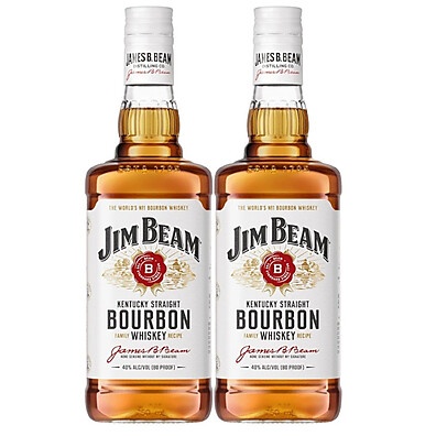 Jim Beam White: O Bourbon Clássico em Kit com 2 Garrafas