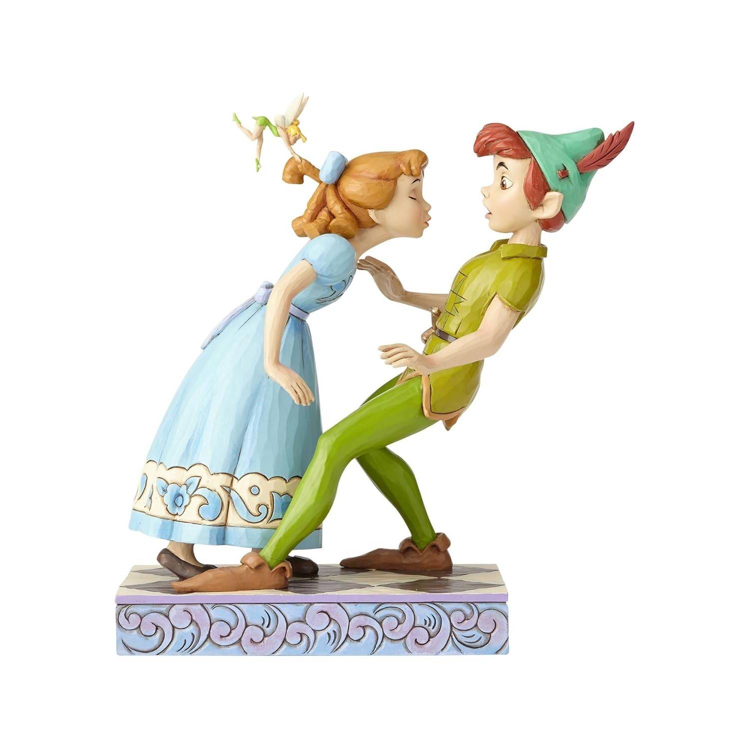 Estatueta Disney Traditions Jim Shore - Peter Pan 65º Aniversário - 18,8 cm