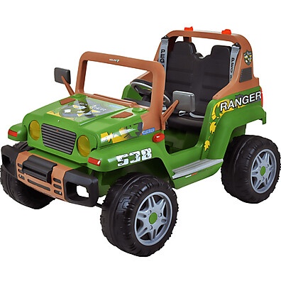 Jipe Elétrico Ranger 538 12V Peg Perego - Aventura Verde!