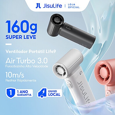 JISULIFE Life9: Mini Ventilador Turbo 18h