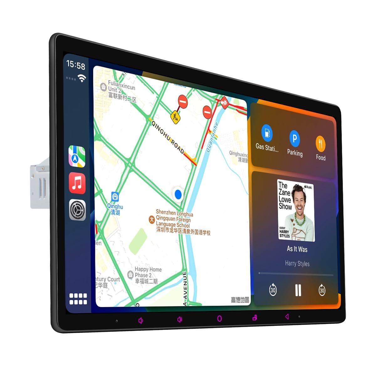 Central Multimídia Joying 38.4cm para Jeep Wrangler JK e Dodge Ram: Carplay, Android Auto e GPS