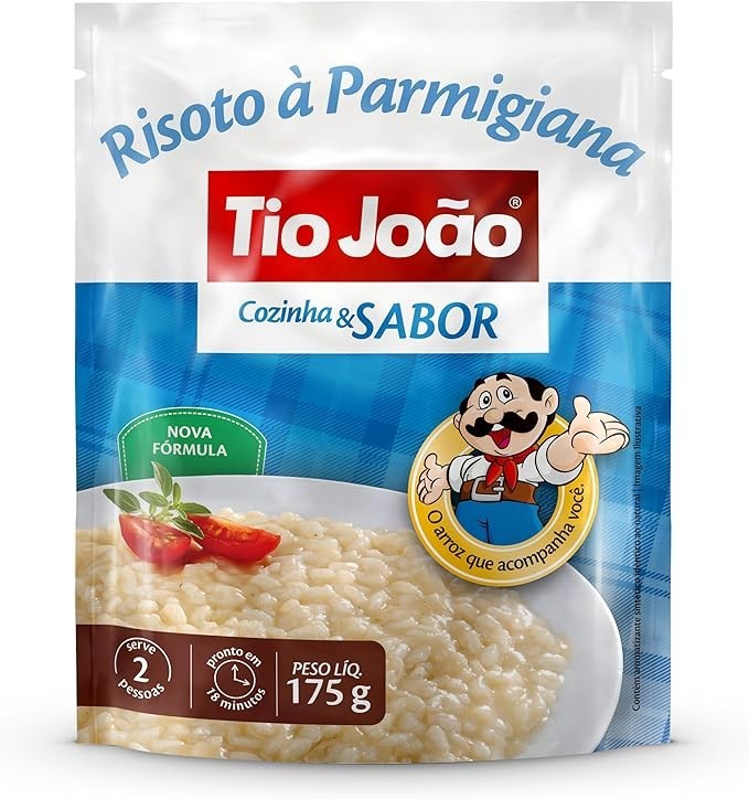 Tio João Cozinha & Sabor Risoto à Parmigiana - 175g